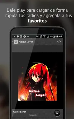 Anime Radio android App screenshot 0