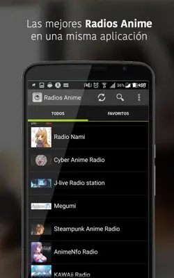 Anime Radio android App screenshot 2